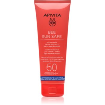 Apivita Bee Sun Safe Hydra Fresh Milk SPF50 lotiune solara pentru fata si corp SPF 50 - imagine 2
